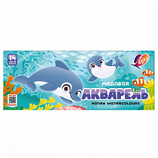 Краски акварельные 14 цв. ЛУЧ "Zoo", 14цв, медовые, картонная коробка, без кисти, 22С1418-08/Россия