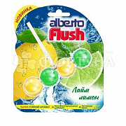 Блок для унитаза ALBERTO FLUSH  (шарики 4-шт)  Лимон и Лайм  50 г 1/10
