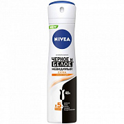 Дезодорант спрей Nivea Extra Черное и белое 150 мл. 1/6