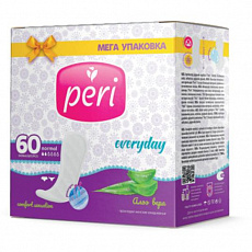 Прокладки PERI женские ежедневные 60шт Aloe 1/12 Оливия