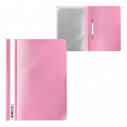 Папка-скоросшиватель пластиковая ErichKrause® Diagonal Pastel, A4, розовый (в пакете по 20 шт.) 5365
