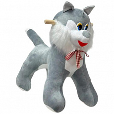 Качалка Кот сред., цвет серый