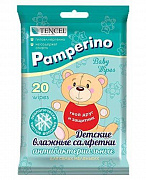 Влажные салфетки Pamperino mini game №20 Kids детские антибактериальные mix 1/24