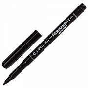 Уп. 12 шт. Маркер перманентный CENTROPEN 2536, ЧЕРНЫЙ, трехгранная форма захвата, круглый, 1 мм, ш/к