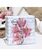 Салфетки 1сл 40л 24*24 Desna Design Лилии.57581*32