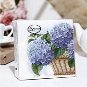 Салфетки 1сл 40л 24*24 Desna Design Гортензия,57453*32