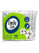 Ватные палочки Emily Style пакет 100шт с зиплоком 1/52 