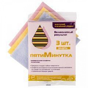 Салфетка "Пятиминутка-3" (30х38см), вискоза 1/24/140