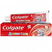 Зубная паста COLGATE детская 50мл Колгейт Доктор Заяц Клубника 1/48