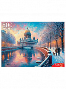500 эл. ПАЗЛЫ . ЗИМНИЙ САНКТ-ПЕТЕРБУРГ (Арт. Х500-5911)/Рыжий кот