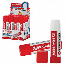 Клей-карандаш 25 г BRAUBERG  25 г, 220871/1/12/Россия