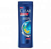 Шампунь для волос Clear Men Энергия свежести против перхоти 400 мл 1/24